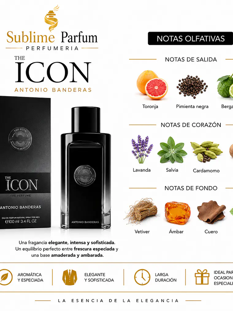 Antonio Banderas The Icon Eau De Parfum 100 ml 2
