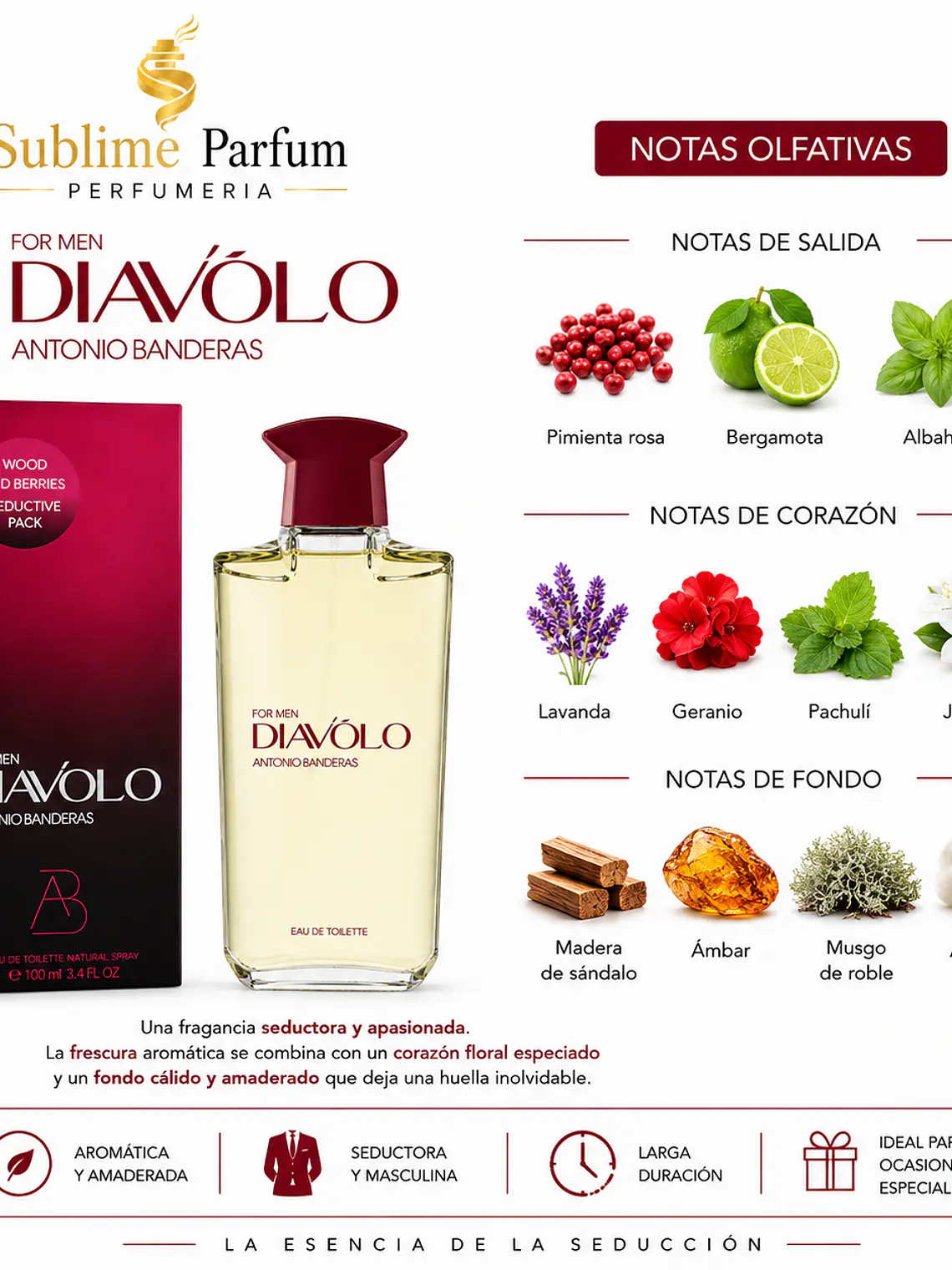 Antonio Banderas Diavolo For Men Edt 200ml 2