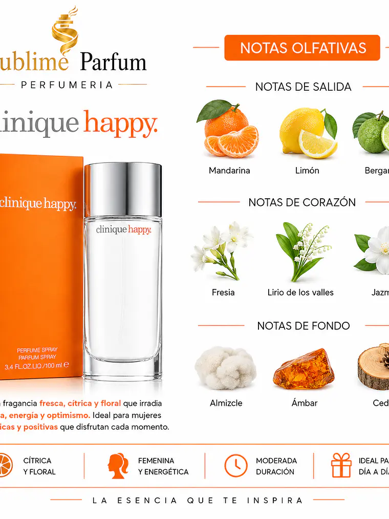 Happy Clinique Mujer 100 Ml Parfum Spray 2