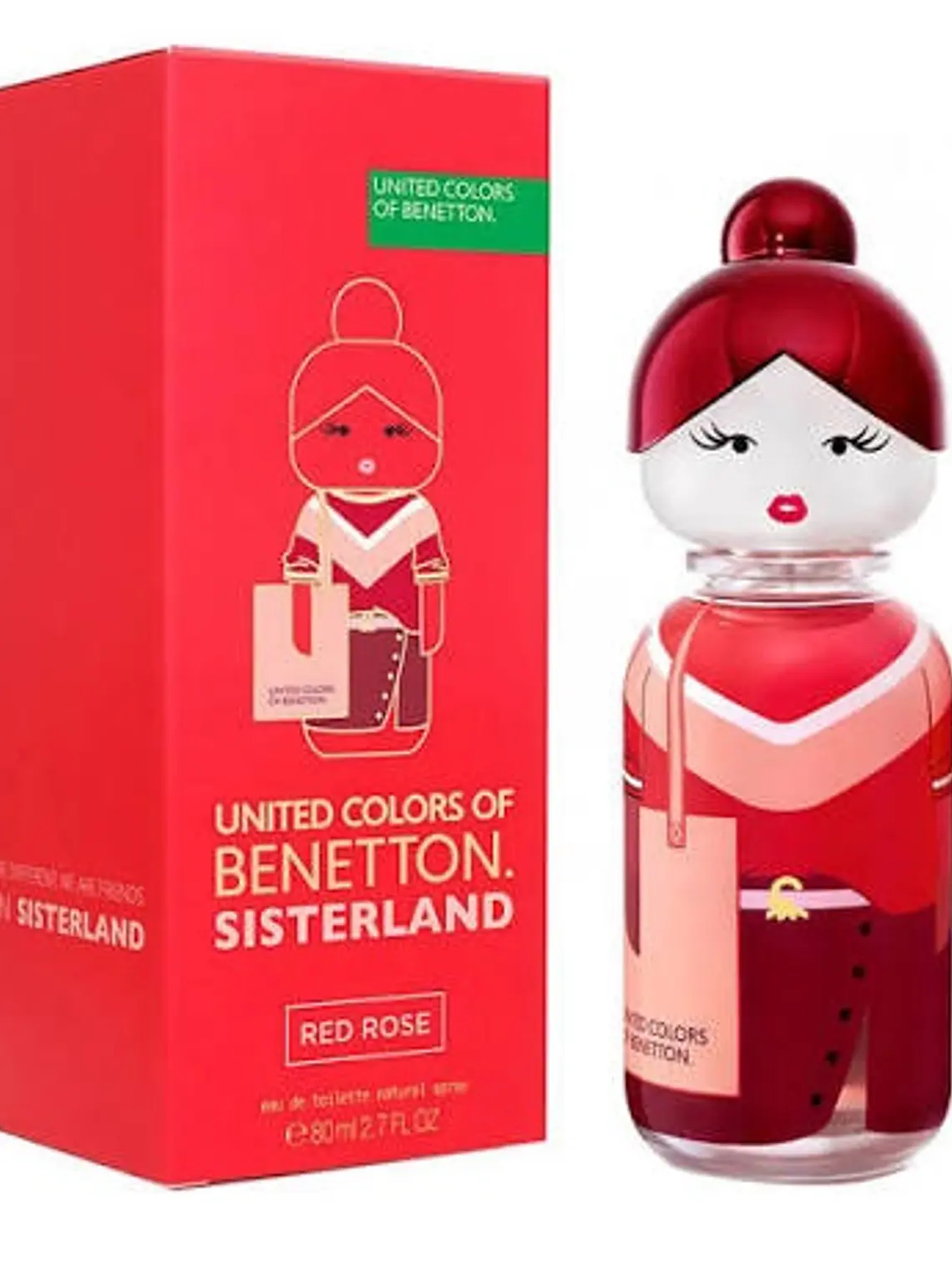 Benetton Sisterland Red Rose Woman Edt 80ml 1