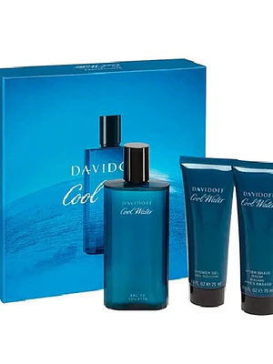 Cool Water Estuche Edt 125ml+ 75ml+af 75ml Hombre