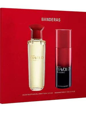 Set Antonio Bandera Diavolo For Men 100ml Edt + 150ml Spray