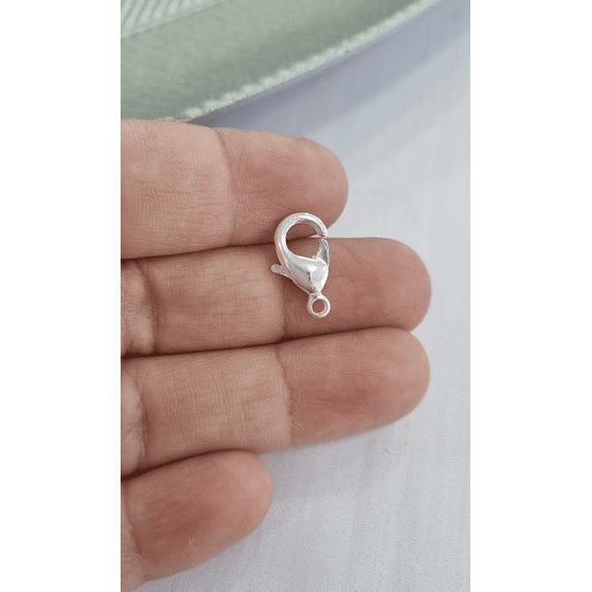 BROCHE LANGOSTA 15MM PLATA