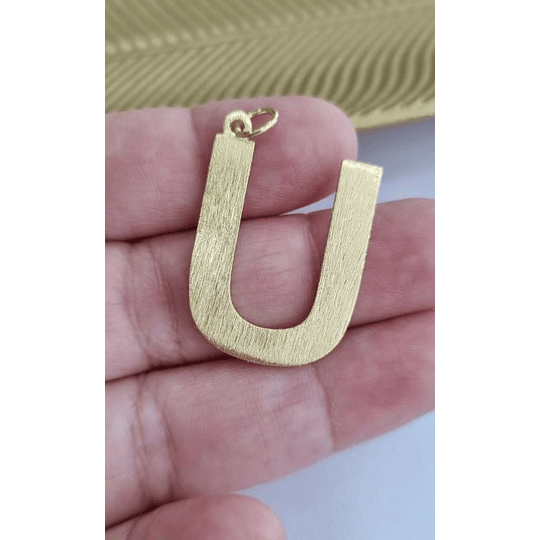 MAXI LETRAS 27MM LIJADAS ORO