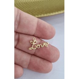 COLGANTE LOVE 20MM ORO