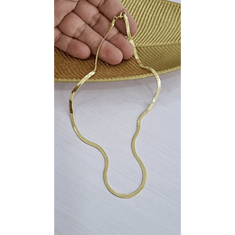 COLLAR CINTA 3MM 45CM ORO
