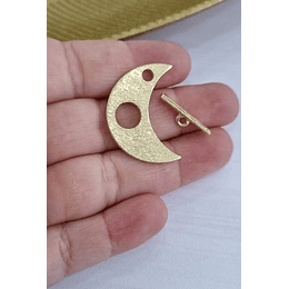 BROCHE LUNA 30MM ORO