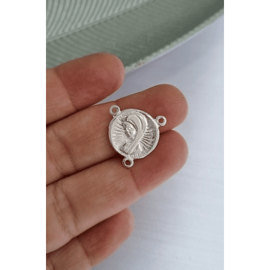 COLGANTE VIRGEN 18MM PLATA