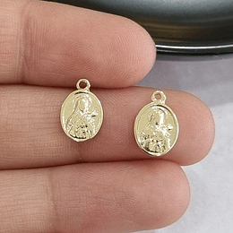 COLGANTE VIRGEN 12MM ORO