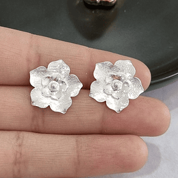 AROS ROSA 20MM PLATA