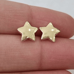 AROS ESTRELLA MACIZA ORO