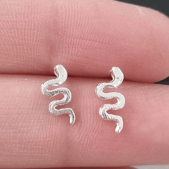 AROS SERPIENTE 11MM PLATA