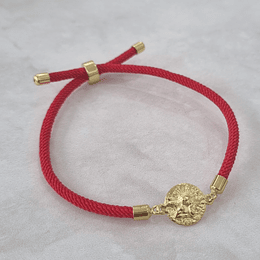 PULSERA CORDÓN PARA CONECTORES BAÑO DE ORO