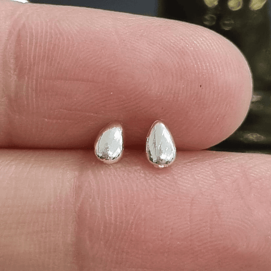 AROS GOTA 4MM MINI PLATA