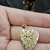 CORAZÓN CALADO RELICARIO 20MM ORO