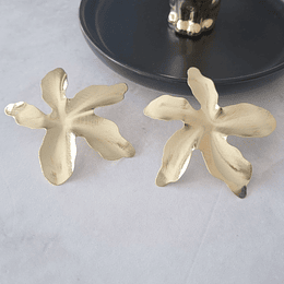 AROS MAXI FLOR IRREGULAR ORO