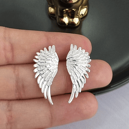 AROS ALAS 32MM PLATA