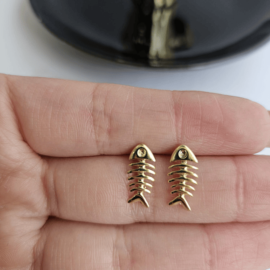 AROS MINI PEZ 14MM ORO