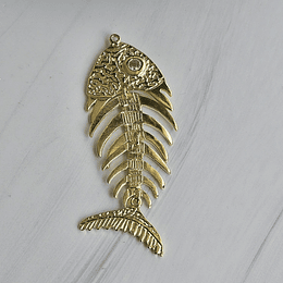 COLGANTE MAXI PESCADO 65MM ORO