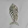 COLGANTE MAXI PESCADO 65MM PLATA
