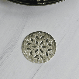 MANDALA CIRCULAR PLATA