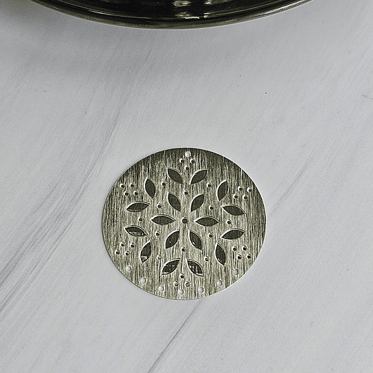 MANDALA CIRCULAR PLATA