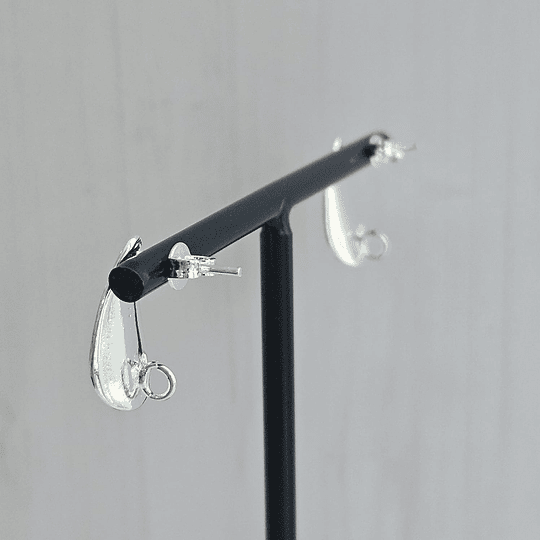 BASE AROS GOTA HUNDIDA PLATA