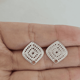 BASE MANDALA CALADA PLATA