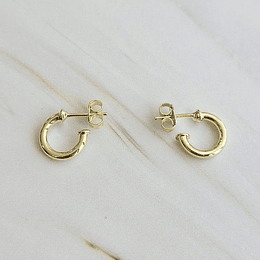 ARGOLLAS MINI LISAS 10MM ENCH.ORO