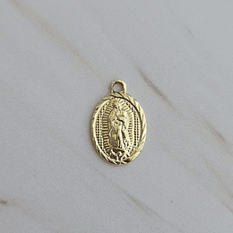COLGANTE MINI VIRGEN GUADALUPE ENCH.ORO