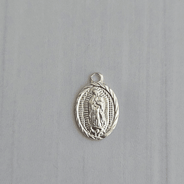 COLGANTE MINI VIRGEN GUADALUPE ENCH.PLATA