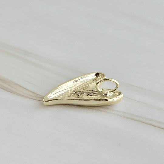 COLGANTE CORAZÓN GLADIADO ENCH.ORO