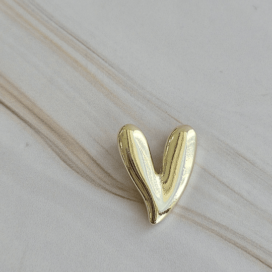 COLGANTE CORAZÓN GLADIADO ENCH.ORO