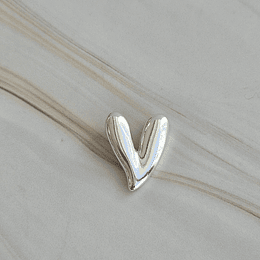 COLGANTE CORAZÓN GLADIADO ENCH.PLATA