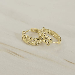 ARGOLLAS CLICK CIRCÓN BOLITA ENCH.ORO