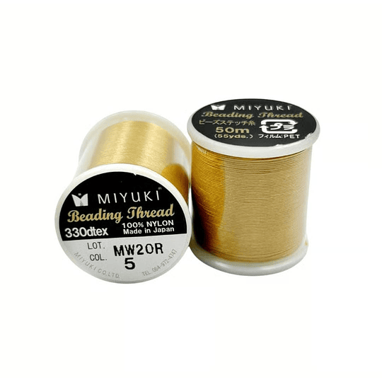 HILO MIYUKI 50 METROS LIGHT GOLD