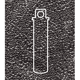 11/0 DELICA BEAD STEEL- NIKEL PLATED 10GRS