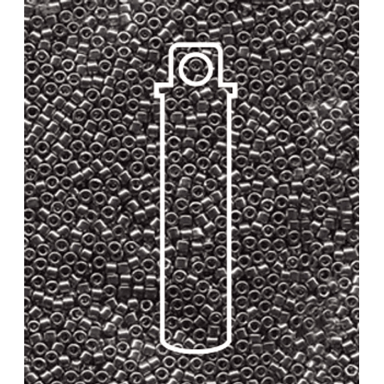 11/0 DELICA BEAD STEEL- NIKEL PLATED 10GRS