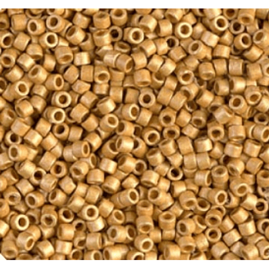 MIYUKI 11/0 DELICA GALVANIZED GOLD DURACOAT 10GRS
