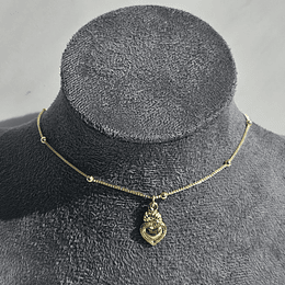 COLLAR MINI DETENTE BOLITAS ENCH.ORO