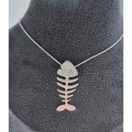 COLLAR PEZ CIRCÓN ENCH.PLATA