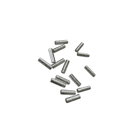 TUBO 10MM SATINADO POR GRAMO ENCH.PLATA