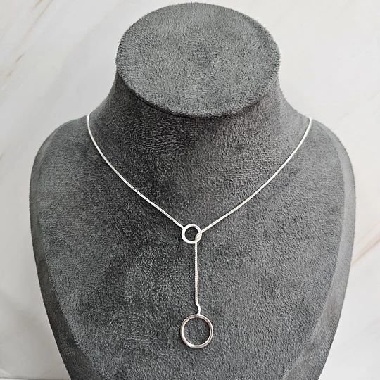 COLLAR CIRCULAR AJUSTABLE ENCH.PLATA