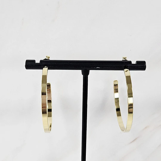 ARGOLLAS PLANAS LISAS 35MM MEDIANA ENCH.ORO