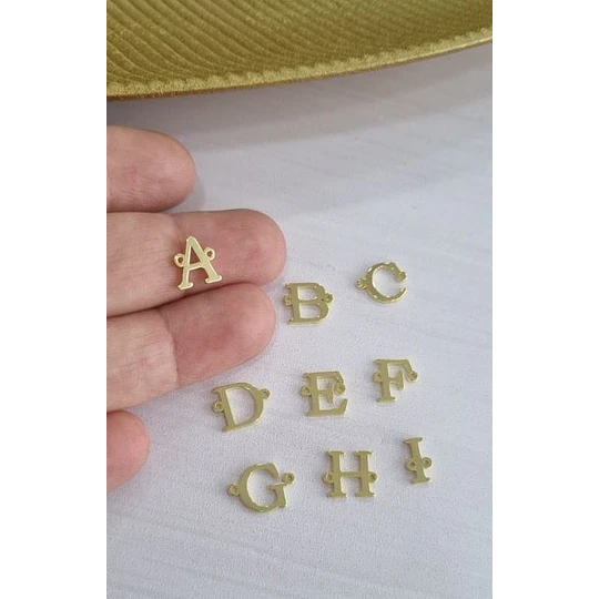 PULSERA CORDÓN INICIAL ROSA FLUOR BAÑO ORO 