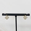 AROS MINI FLOR CIRCÓN ORO