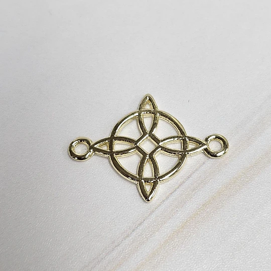 CONECTOR NUDO DE BRUJA 29MM ENCH.ORO