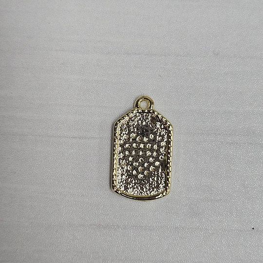 COLGANTE MEDALLA CORAZÓN 17MM ENCH.ORO