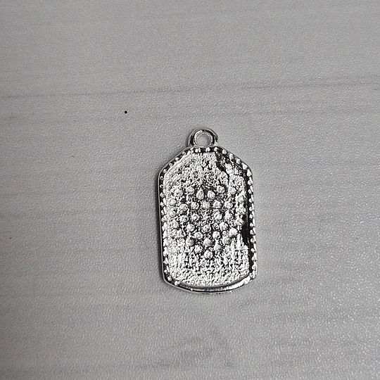 COLGANTE MEDALLA CORAZÓN 17MM ENCH.PLATA