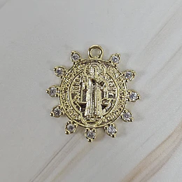 COLGANTE SAN BENITO CIRCÓN ENCH.ORO